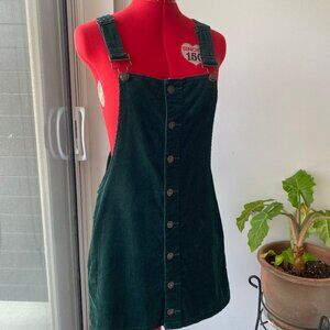 Corduroy Overall Dress